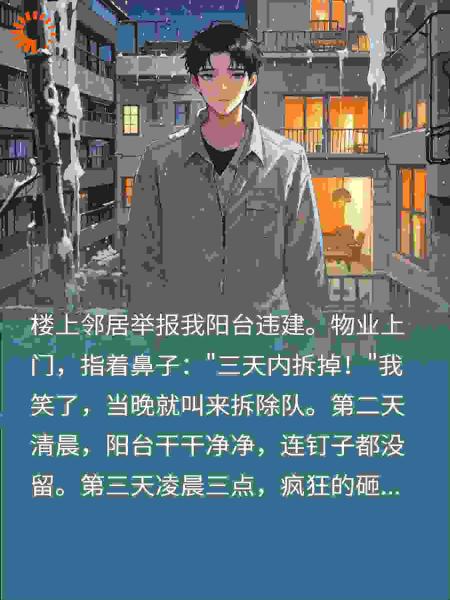 邻居举报违建？我拆完，整栋楼排水全崩了