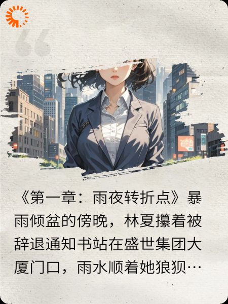 逆光绽放：林夏的都市逆袭之路
